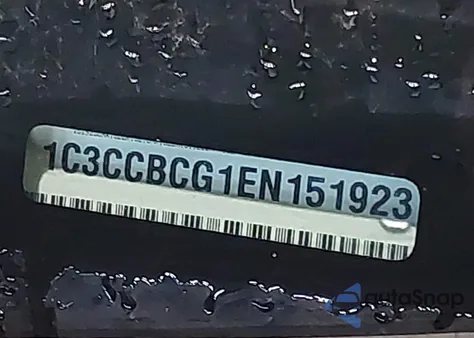 2014 Chry 200 Limited Limited из США, поврежденный, VIN 1C3CCBCG1EN151923